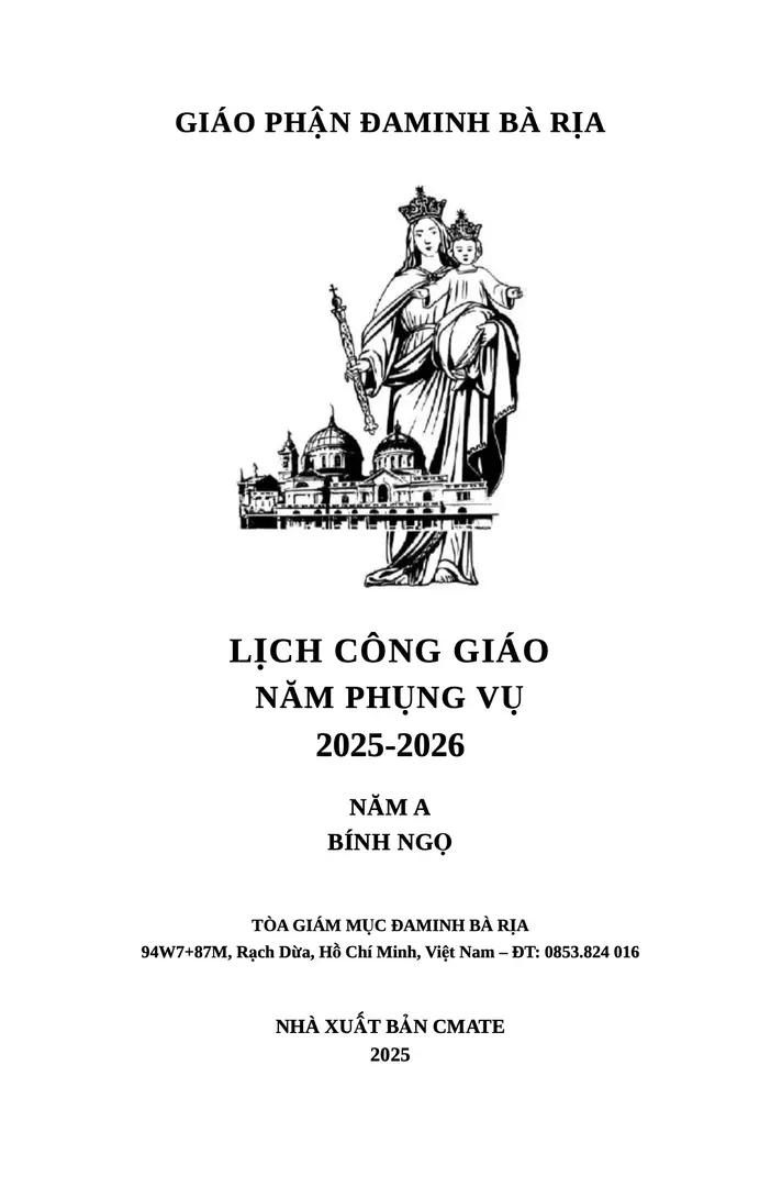 Lịch công giáo
